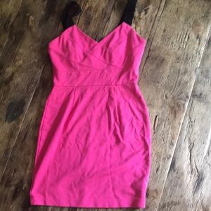pink body con dress